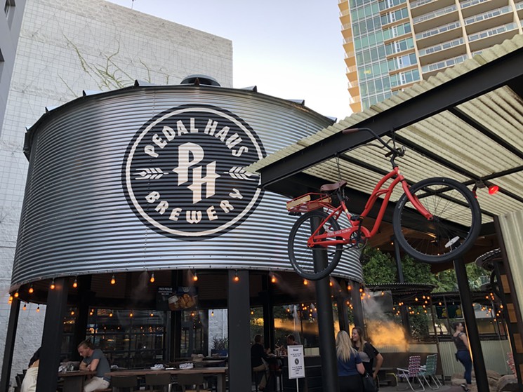 Head back to Pedal Haus after your bike ride for bottomless breakfast and happy hour-priced drinks. - LAUREN CUSIMANO