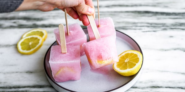 Pink Lemonade Ice Pops