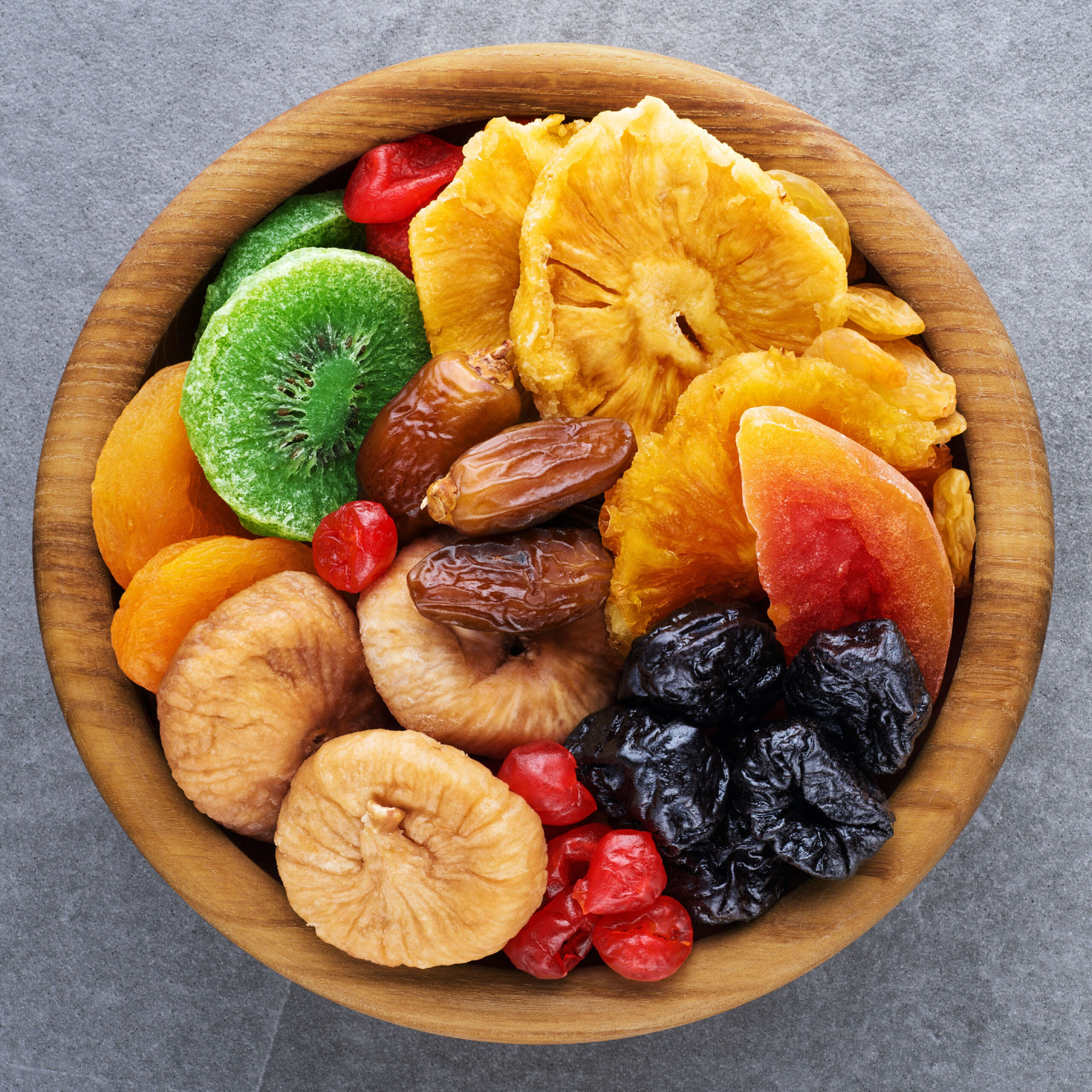 bowl of dried fruit